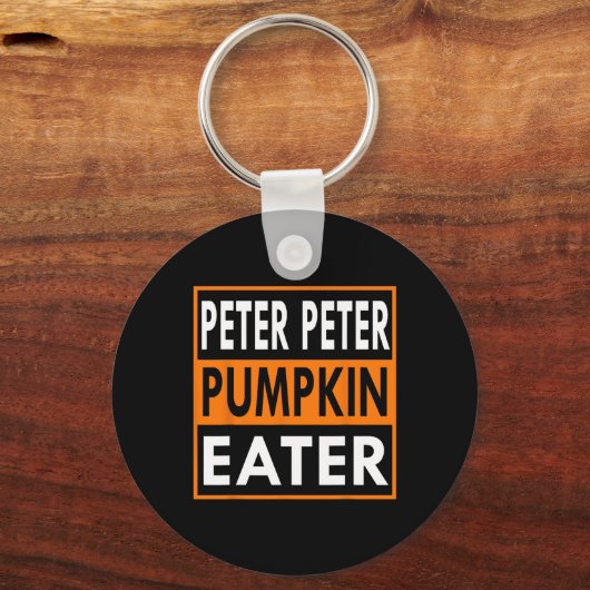 Peter Pumpkin Eater Kostüm für Paare - Match Schlüsselanhänger (Vorderseite)