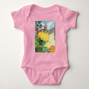 Peter Pumpkin-Eater Mother Goose Kinderzimmer Rhym Baby Strampler