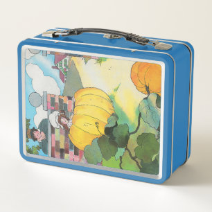 Peter Pumpkin-Eater Mother Goose Kinderzimmer Rhym Metall Brotdose