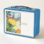 Peter Pumpkin-Eater Mother Goose Kinderzimmer Rhym Metall Brotdose (Vorderseite)