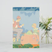 Peter Pumpkin Eater, Vintages Kinderzimmer Rhyme Briefpapier (Stehend Vorderseite)