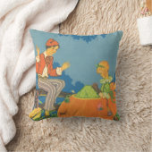 Peter Pumpkin Eater, Vintages Kinderzimmer Rhyme Kissen (Decke)