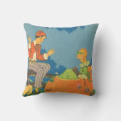 Peter Pumpkin Eater, Vintages Kinderzimmer Rhyme Kissen (Rückseite)