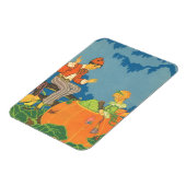 Peter Pumpkin Eater, Vintages Kinderzimmer Rhyme Magnet (Linke Seite)