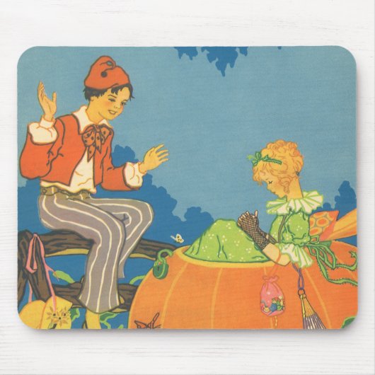 Peter Pumpkin Eater, Vintages Kinderzimmer Rhyme Mousepad (Vorne)