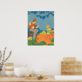 Peter Pumpkin Eater, Vintages Kinderzimmer Rhyme Poster (Küche)