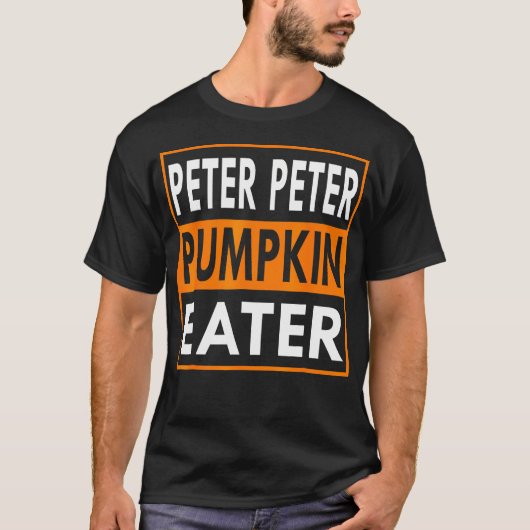Peter Pumpkin Kostüm Eater für Paare mit H T-Shirt (Vorderseite)