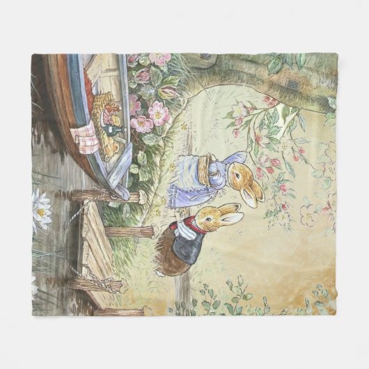 Peter Rabbit 11 Fleecedecke (Vorderseite (Horizontal))