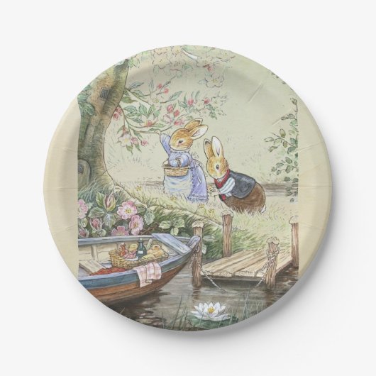 Peter Rabbit 11 Pappteller (Vorderseite)