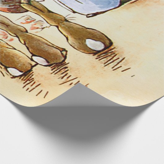 Peter Rabbit  2 Wrapping Paper Geschenkpapier (Ecke)