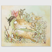 Peter Rabbit 4 Wrapping Paper Geschenkpapier (Flach)