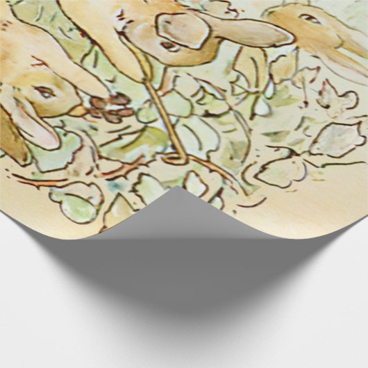 Peter Rabbit 4 Wrapping Paper Geschenkpapier (Ecke)
