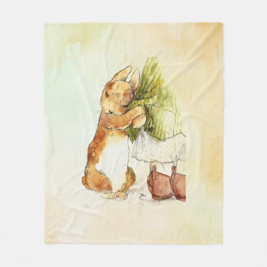 Peter Rabbit 9 Fleecedecke (Vorderseite)