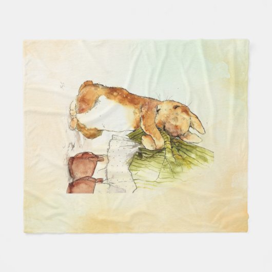 Peter Rabbit 9 Fleecedecke (Vorderseite (Horizontal))