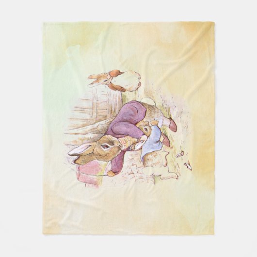 Peter Rabbit 9 Fleecedecke (Vorderseite)