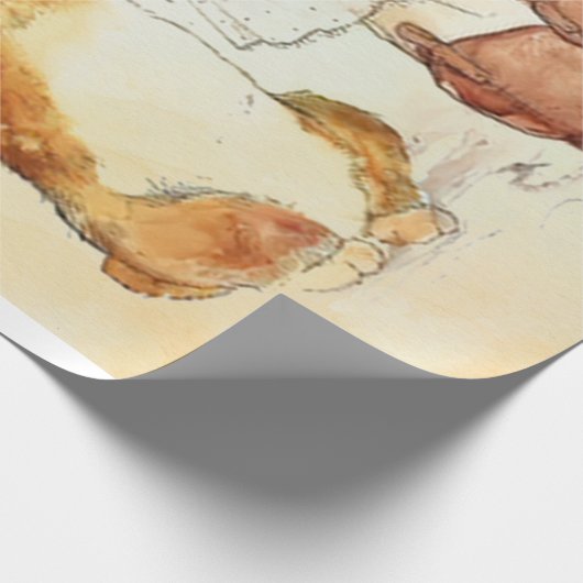 Peter Rabbit 9 Geschenkpapier (Ecke)