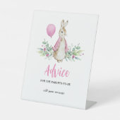 Peter Rabbit Advice Sockelschild (Vorderseite)