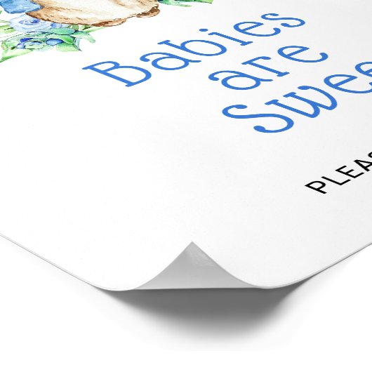 Peter Rabbit Babies sind süß Poster (Ecke)