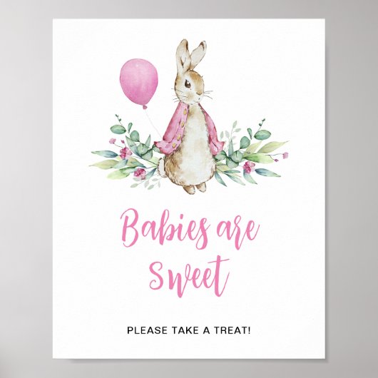 Peter Rabbit Babies sind süß Poster (Vorne)