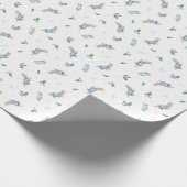 Peter Rabbit Baby Birthday Geschenkpapier (Ecke)