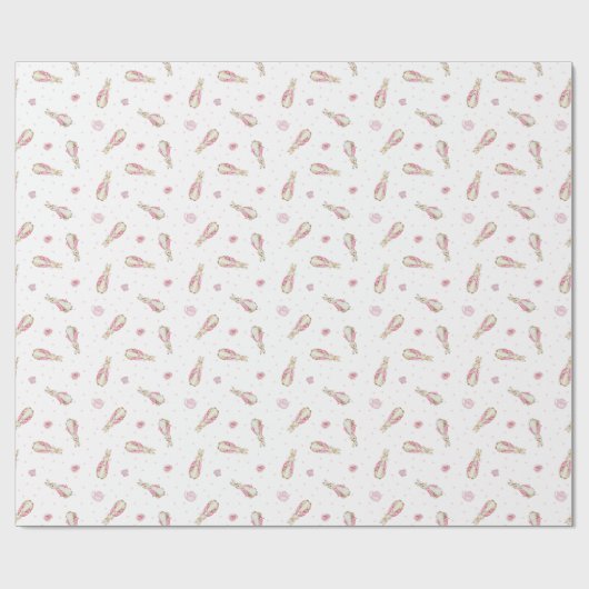 Peter Rabbit Baby Birthday Geschenkpapier (Flach)