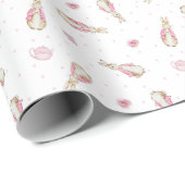 Peter Rabbit Baby Birthday Geschenkpapier (Rolleneckpunkt)