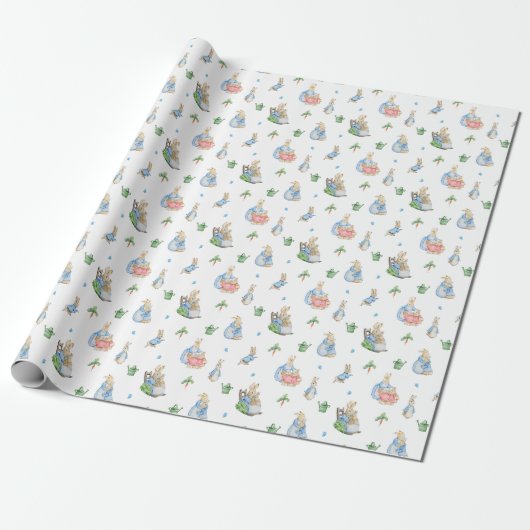 Peter Rabbit Baby Birthday Geschenkpapier (Ungerollt)