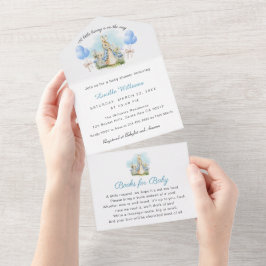 Peter Rabbit Baby Boy All in One Invite All In One Einladung