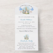 Peter Rabbit Baby Boy All in One Invite All In One Einladung (Innen Boden)