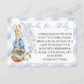 Peter Rabbit Baby Boy - Bücher für Babysteckkarte Begleitkarte (Vorderseite)