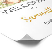 Peter Rabbit Baby Dusche Willkommen Poster (Ecke)