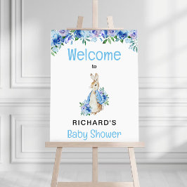 Peter Rabbit Baby Dusche Willkommen Poster