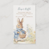 Peter Rabbit Baby Duwer Diaper Raffle Begleitkarte (Vorderseite)