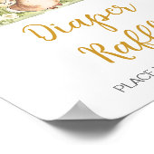 Peter Rabbit Baby Duwer Diaper Raffle Poster (Ecke)