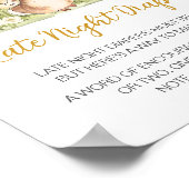 Peter Rabbit Baby Duwer Spate Night Diapers Poster (Ecke)