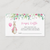 Peter Rabbit Baby Duwer Windschutzscheibe Beilage  Begleitkarte (Vorderseite)