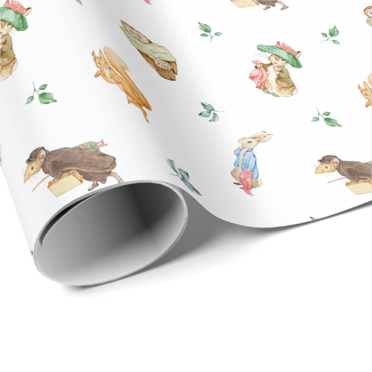 Peter Rabbit Baby Geschenkpapier (Rolleneckpunkt)