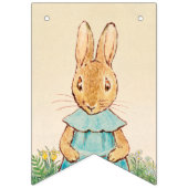 Peter Rabbit | Baby Girl's First Birthday Wimpelkette (Erste Fahne)