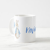 Peter Rabbit Baby Name Kaffeetasse (Vorderseite Links)