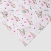 Peter Rabbit Baby Pink Seidenpapier (Ausschnitt)