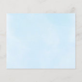 Peter Rabbit Baby Shower Advisor Card (Rückseite)