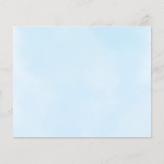 Peter Rabbit Baby Shower Advisor Card (Rückseite)