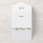 Peter Rabbit Baby Shower All In One Einladung (Außenbereich)