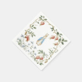 Peter Rabbit Baby Shower Berry Wreath Napkins Serviette (Ecke)