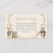 Peter Rabbit Baby Shower Books for Baby Begleitkarte (Vorderseite)