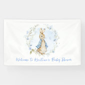 Peter Rabbit Baby Shower Boy Banner (Horizontal)