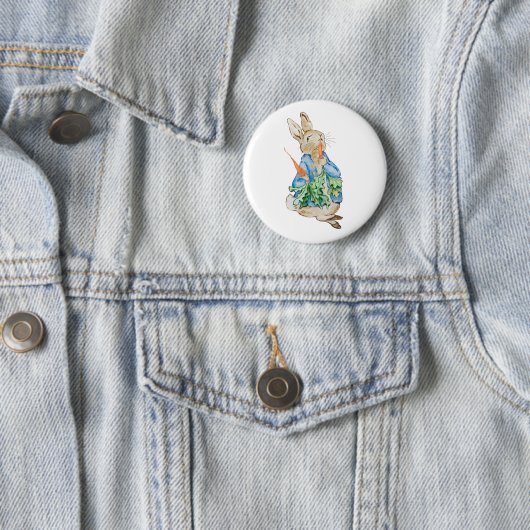 Peter Rabbit Baby Shower Button (Beispiel)