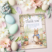 Peter Rabbit Baby Shower Danke Karte