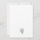 Peter Rabbit Baby Shower Einladung (Rückseite)