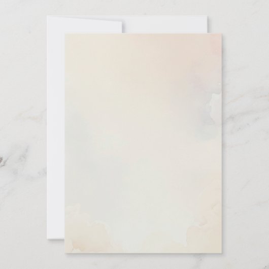 Peter Rabbit Baby Shower Einladung (Rückseite)